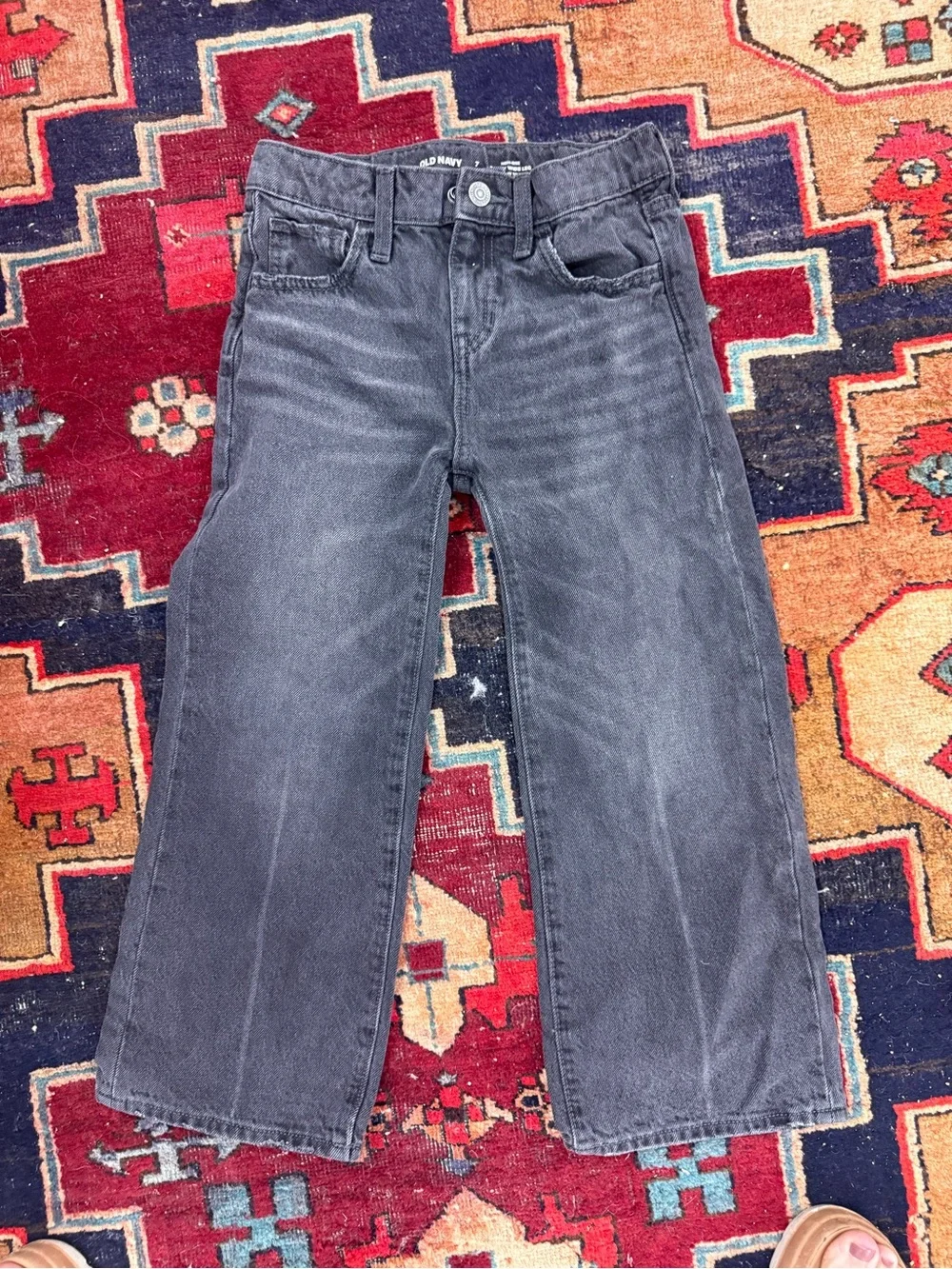 Old Navy Kids' Charcoal Wide-Leg Jeans